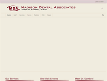 Tablet Screenshot of madisonda.com